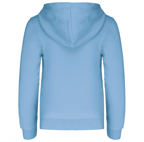 Sudadera capucha contrastada niños