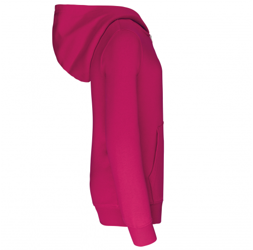 Sudadera capucha contrastada niños