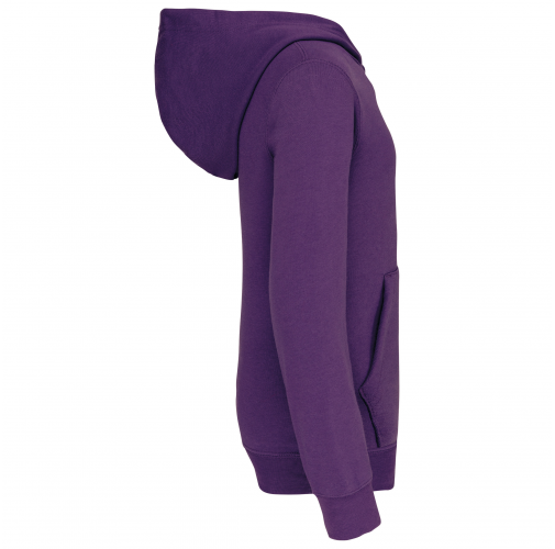Sudadera capucha contrastada niños