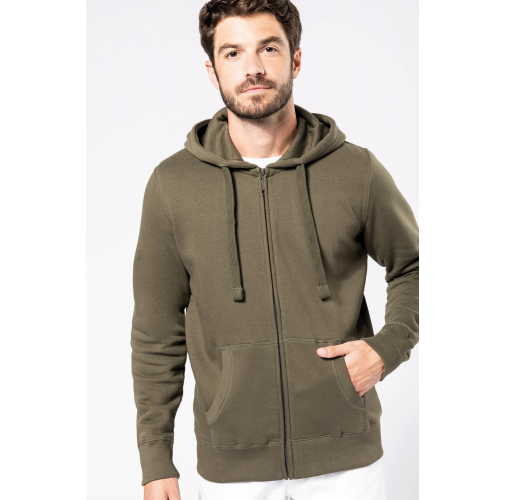 Sudadera con capucha y cremallera