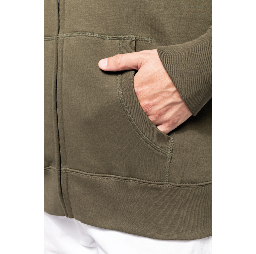 Sudadera con capucha y cremallera