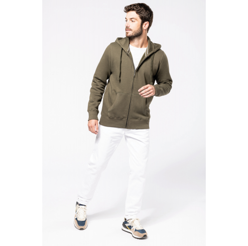 Sudadera con capucha y cremallera