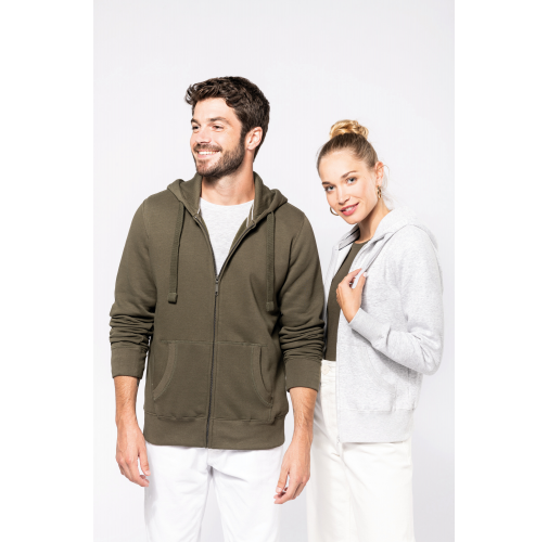 Sudadera con capucha y cremallera
