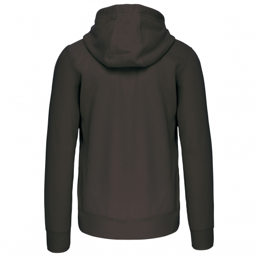 dark grey Sudadera con capucha y cremallera