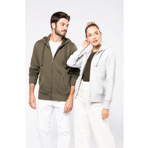 Sudadera con capucha y cremallera