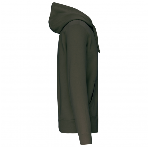 dark khaki Sudadera con capucha y cremallera