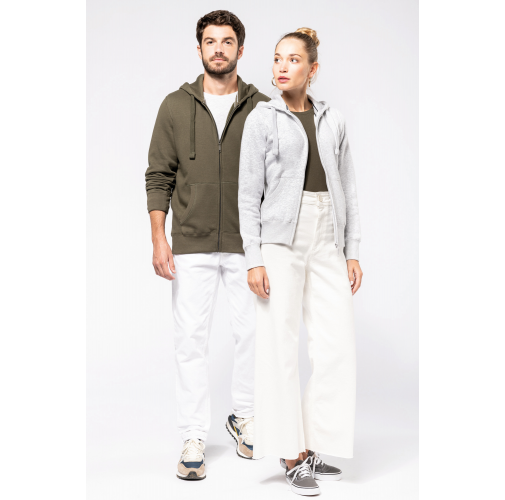 Sudadera con capucha y cremallera