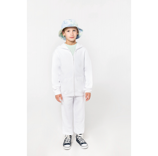 Sudadera capucha y cremallera niños