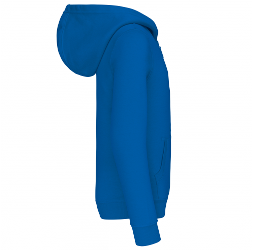 light royal blue Sudadera capucha y cremallera niños