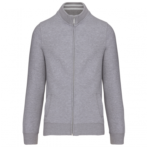 oxford grey Chaqueta de felpa con cremallera hombre