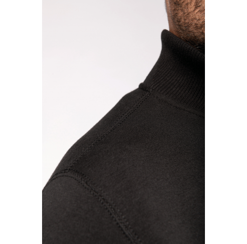Chaqueta de felpa con cremallera hombre