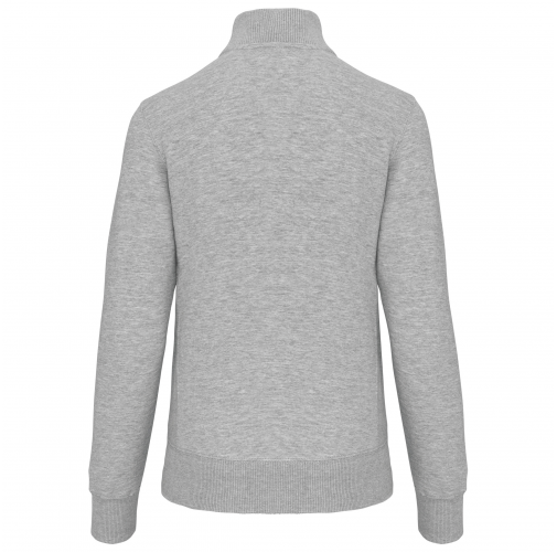 oxford grey Chaqueta de felpa con cremallera mujer