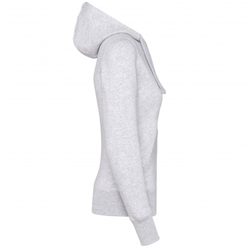 ash heather Sudadera con capucha y cremallera de mujer