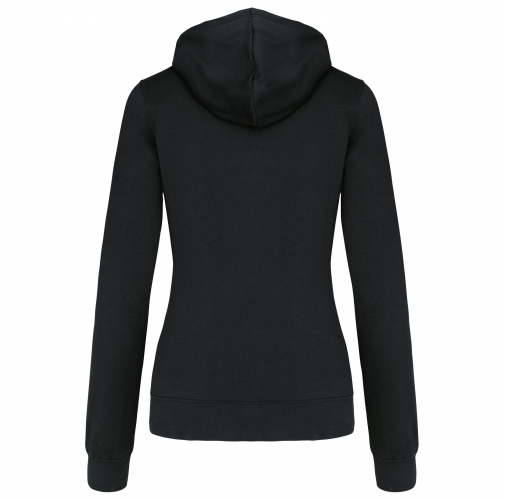 black / yellow Sudadera capucha contrastada mujer