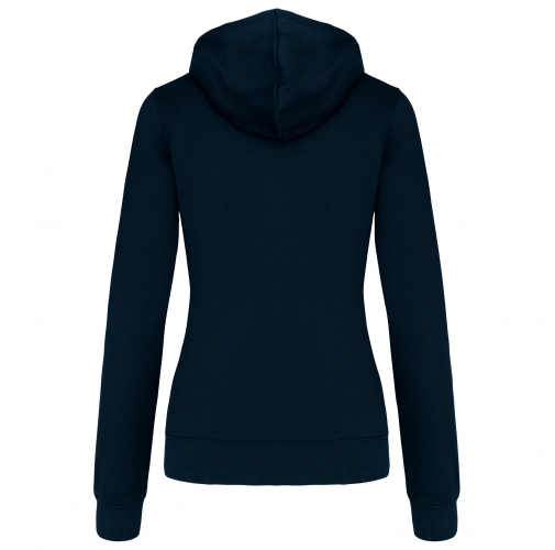 navy / fine grey Sudadera capucha contrastada mujer