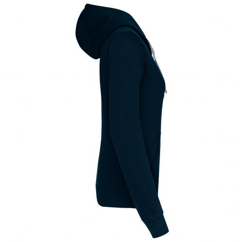 navy / fine grey Sudadera capucha contrastada mujer
