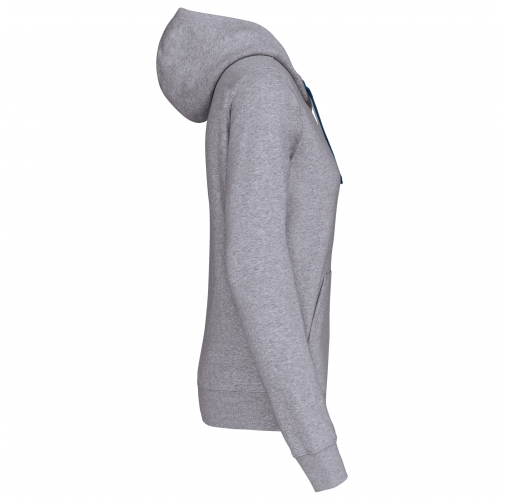oxford grey / navy Sudadera capucha contrastada mujer