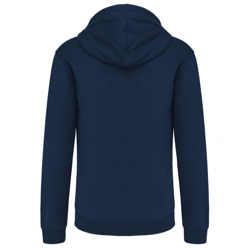 navy / fine grey Sudadera capucha y cremallera contrastada