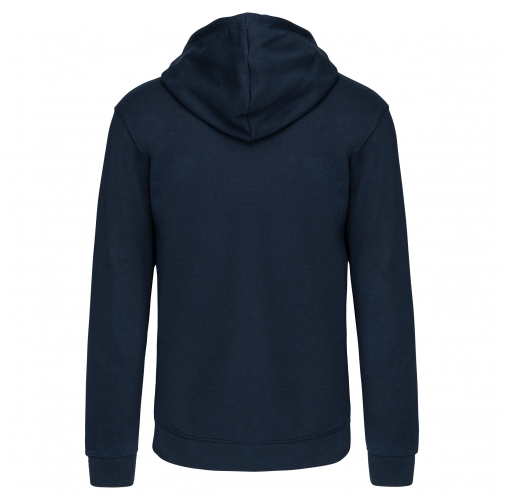 navy / red Sudadera capucha y cremallera contrastada