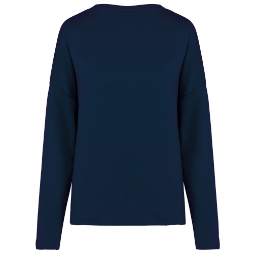 navy Sudadera holgada de mujer