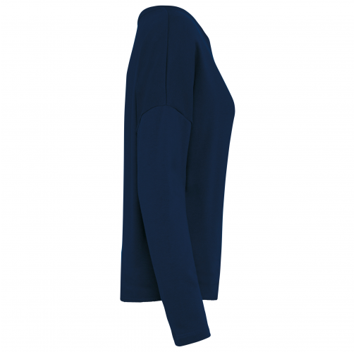 navy Sudadera holgada de mujer
