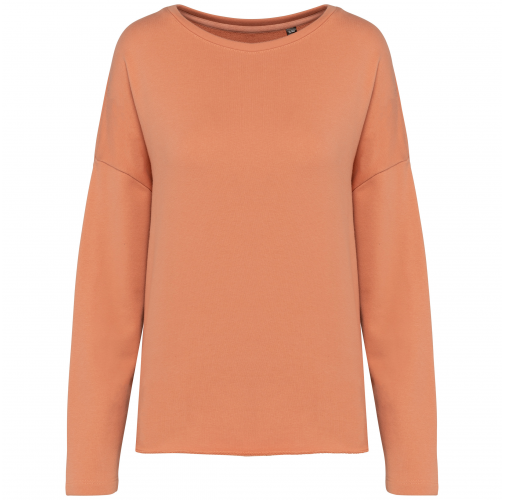 peach Sudadera holgada de mujer