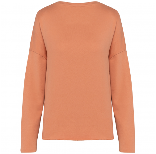 peach Sudadera holgada de mujer