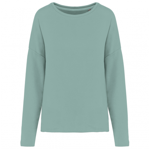 sage Sudadera holgada de mujer