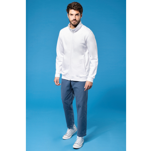 Chaqueta de felpa con cremallera