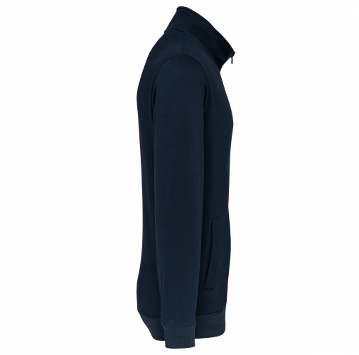 navy Chaqueta de felpa con cremallera