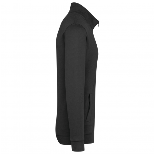 dark grey Chaqueta de felpa con cremallera