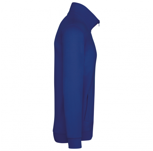 royal blue Chaqueta de felpa con cremallera