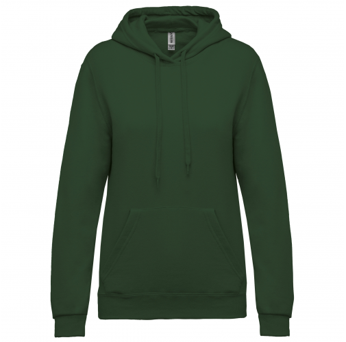forest green Sudadera con capucha de mujer