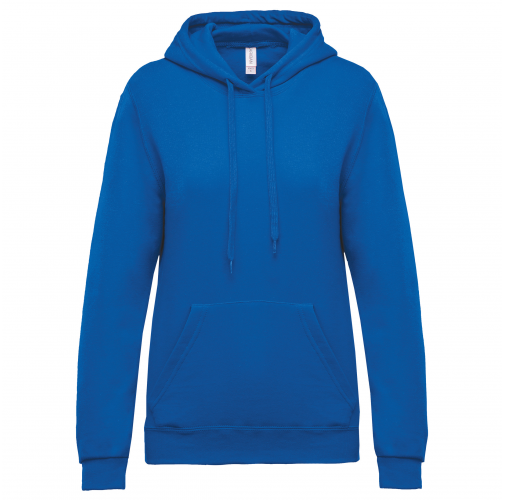 light royal blue Sudadera con capucha de mujer