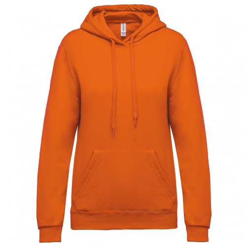 orange Sudadera con capucha de mujer
