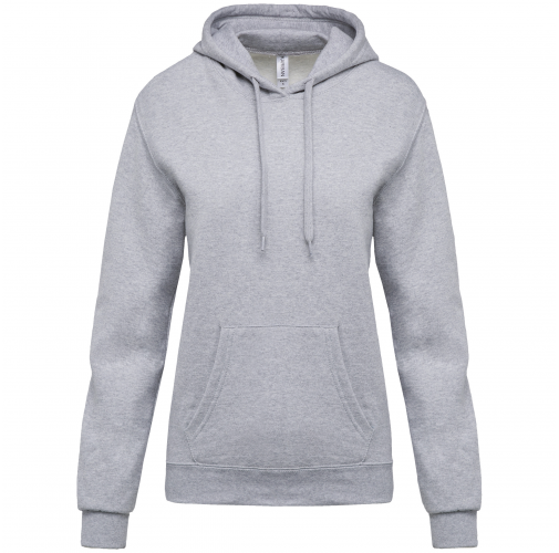 oxford grey Sudadera con capucha de mujer