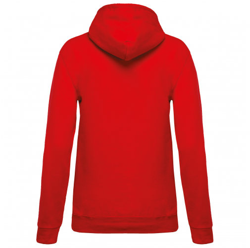 red Sudadera con capucha de mujer