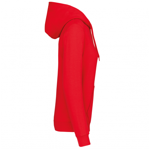 red Sudadera con capucha de mujer