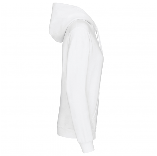 white Sudadera con capucha de mujer
