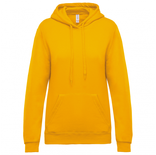 yellow Sudadera con capucha de mujer