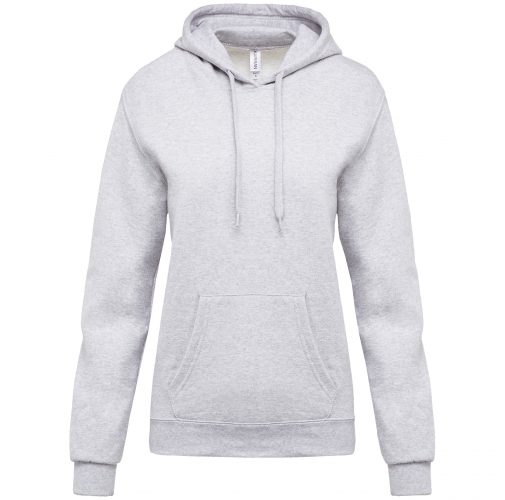 ash heather Sudadera con capucha de mujer