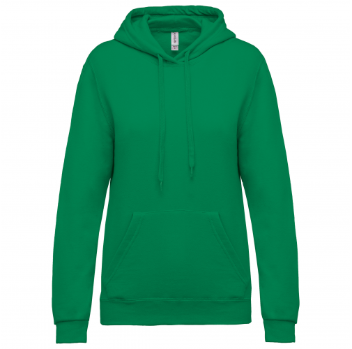 kelly green Sudadera con capucha de mujer