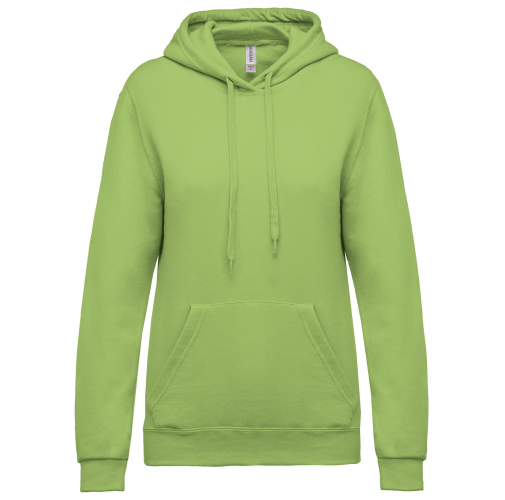 lime Sudadera con capucha de mujer