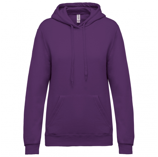 purple Sudadera con capucha de mujer