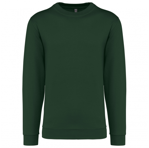 forest green Sudadera cuello redondo