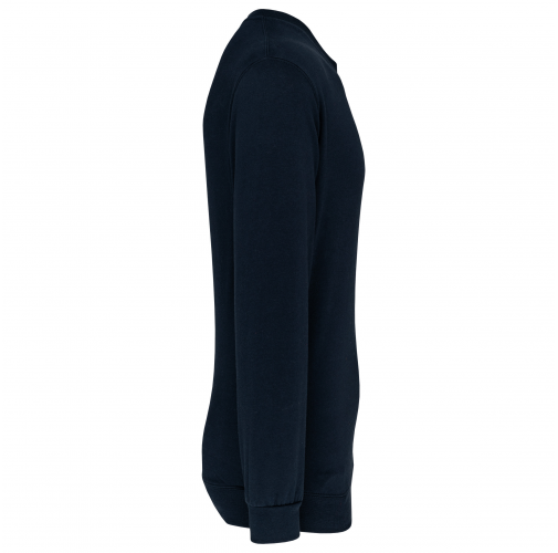 navy Sudadera cuello redondo