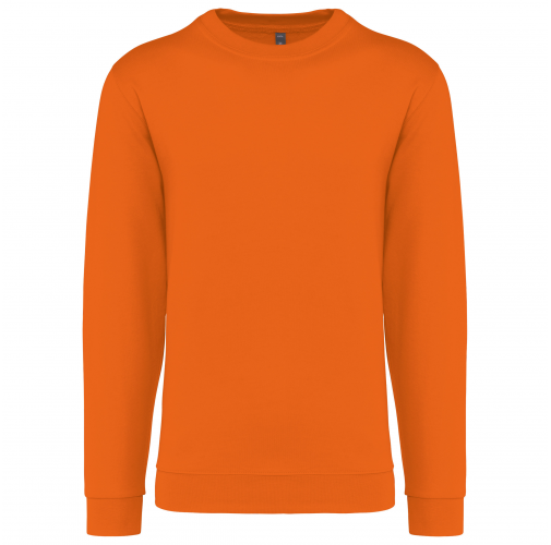 orange Sudadera cuello redondo