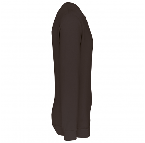 chocolate Sudadera cuello redondo