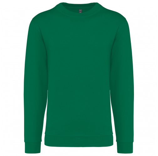 kelly green Sudadera cuello redondo