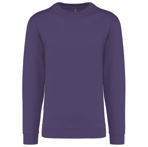 purple Sudadera cuello redondo